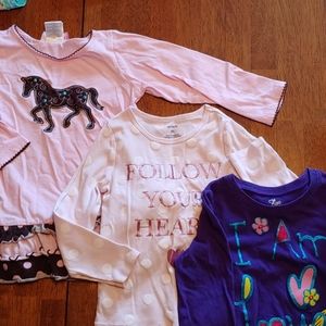 Girls 4t long sleeve top bundle